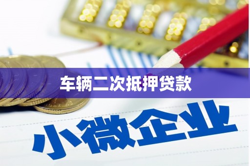 无为车辆二次抵押贷款