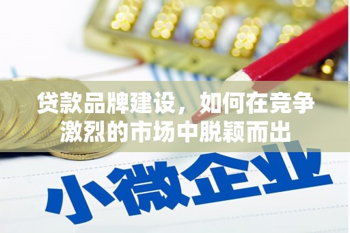 无为贷款品牌建设，如何在竞争激烈的市场中脱颖而出