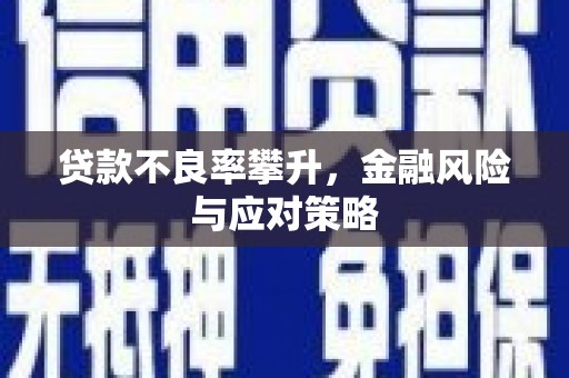 无为贷款不良率攀升，金融风险与应对策略