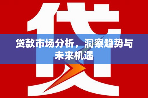无为贷款市场分析，洞察趋势与未来机遇