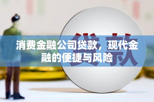 无为消费金融公司贷款，现代金融的便捷与风险