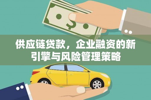 无为供应链贷款，企业融资的新引擎与风险管理策略