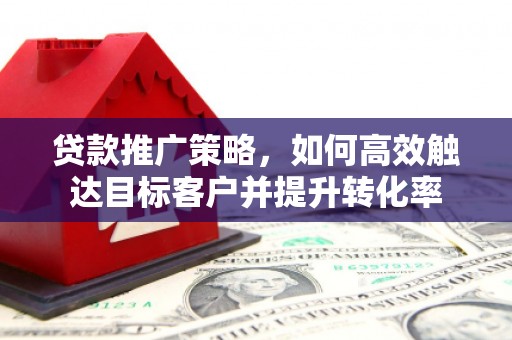 无为贷款推广策略，如何高效触达目标客户并提升转化率