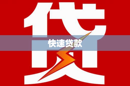 无为快速贷款