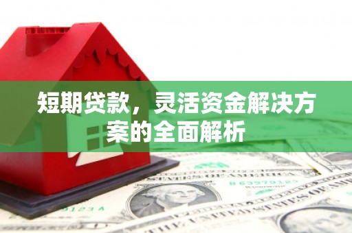 无为短期贷款，灵活资金解决方案的全面解析