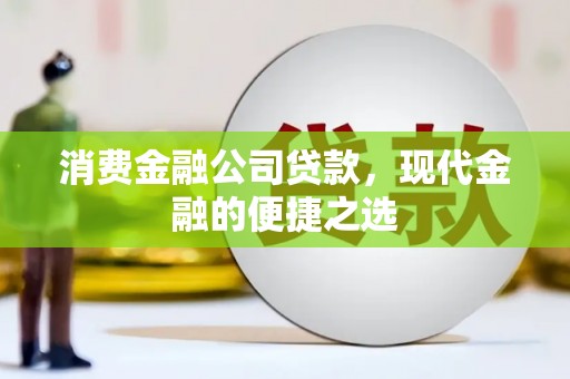 无为消费金融公司贷款，现代金融的便捷之选