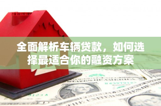 无为全面解析车辆贷款，如何选择最适合你的融资方案