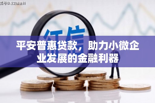 无为平安普惠贷款，助力小微企业发展的金融利器