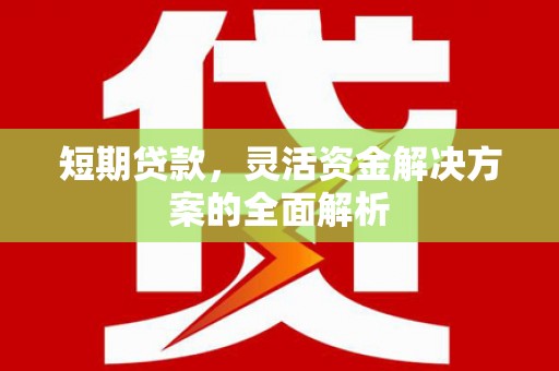 无为短期贷款，灵活资金解决方案的全面解析