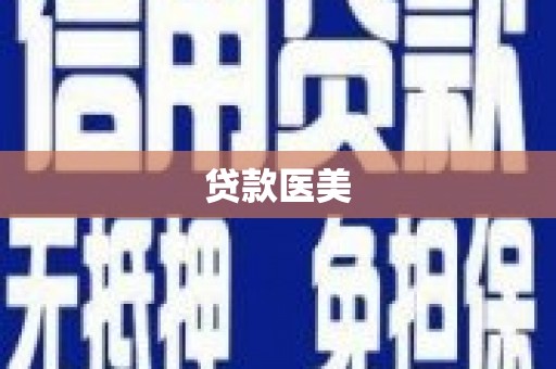 无为贷款医美